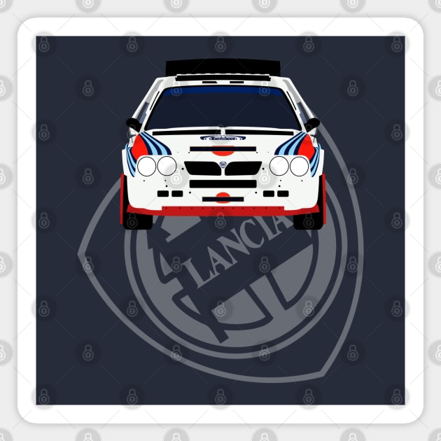 Lancia Delta Sticker by AutomotiveArt